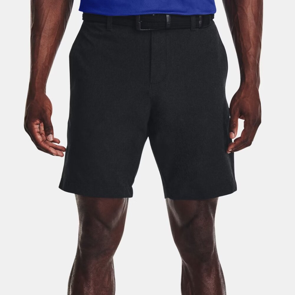 NWT Under Armour UA Golf Vented Men's Shorts 10” Black 1377359 001 Size 38